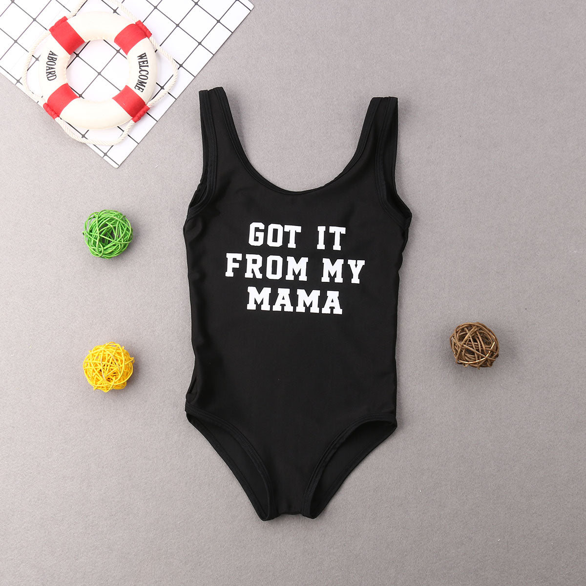 Mama, Papa and child swimsuit