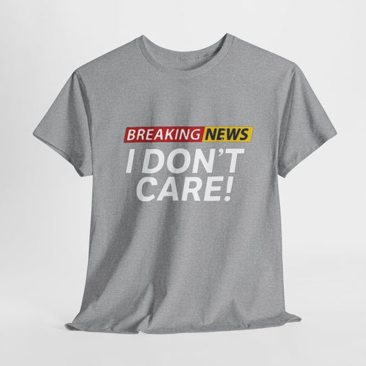 Black Breaking News Tee - Unisex