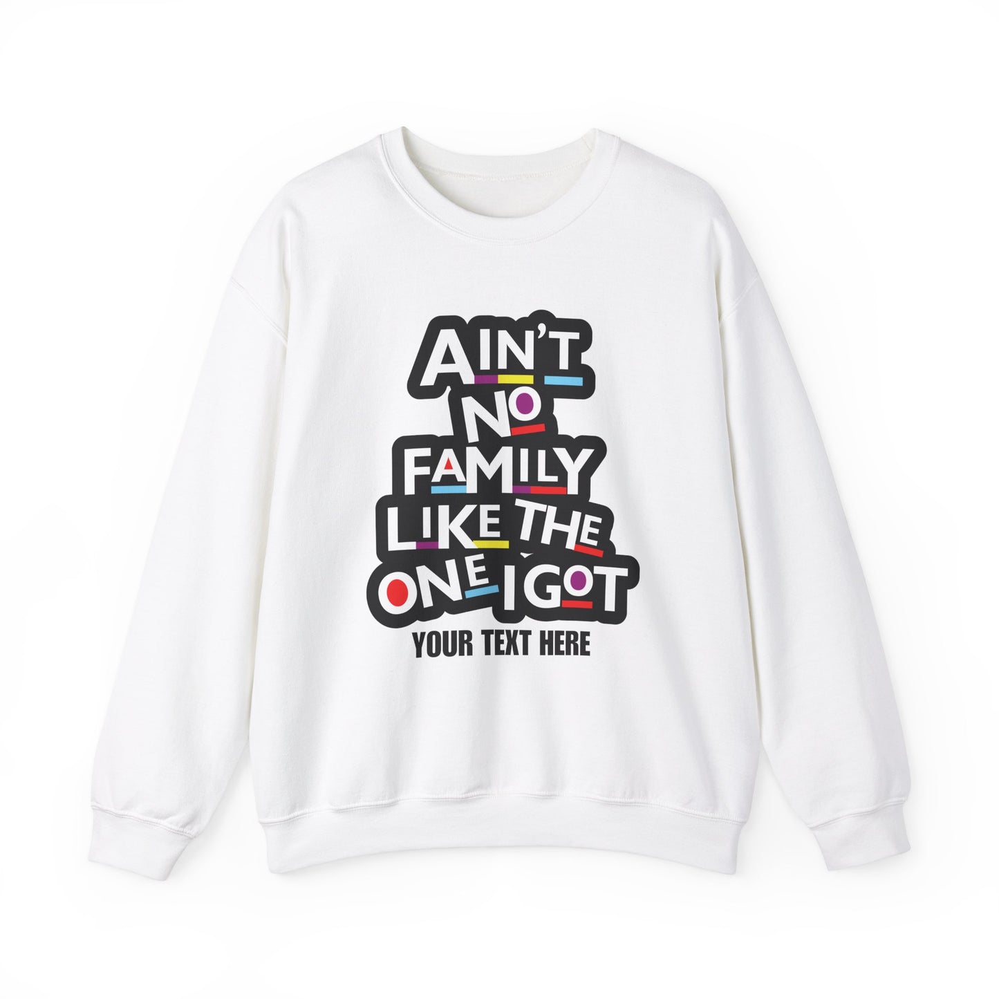 Family Name Personalized Sweatshirt, Custom Crewneck Jumper, Gift for Loved Ones, Cozy Family Apparel, Matching Family Sweater, Family