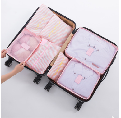 Durable Waterproof Nylon Packing Cube Travel Organizer Bag