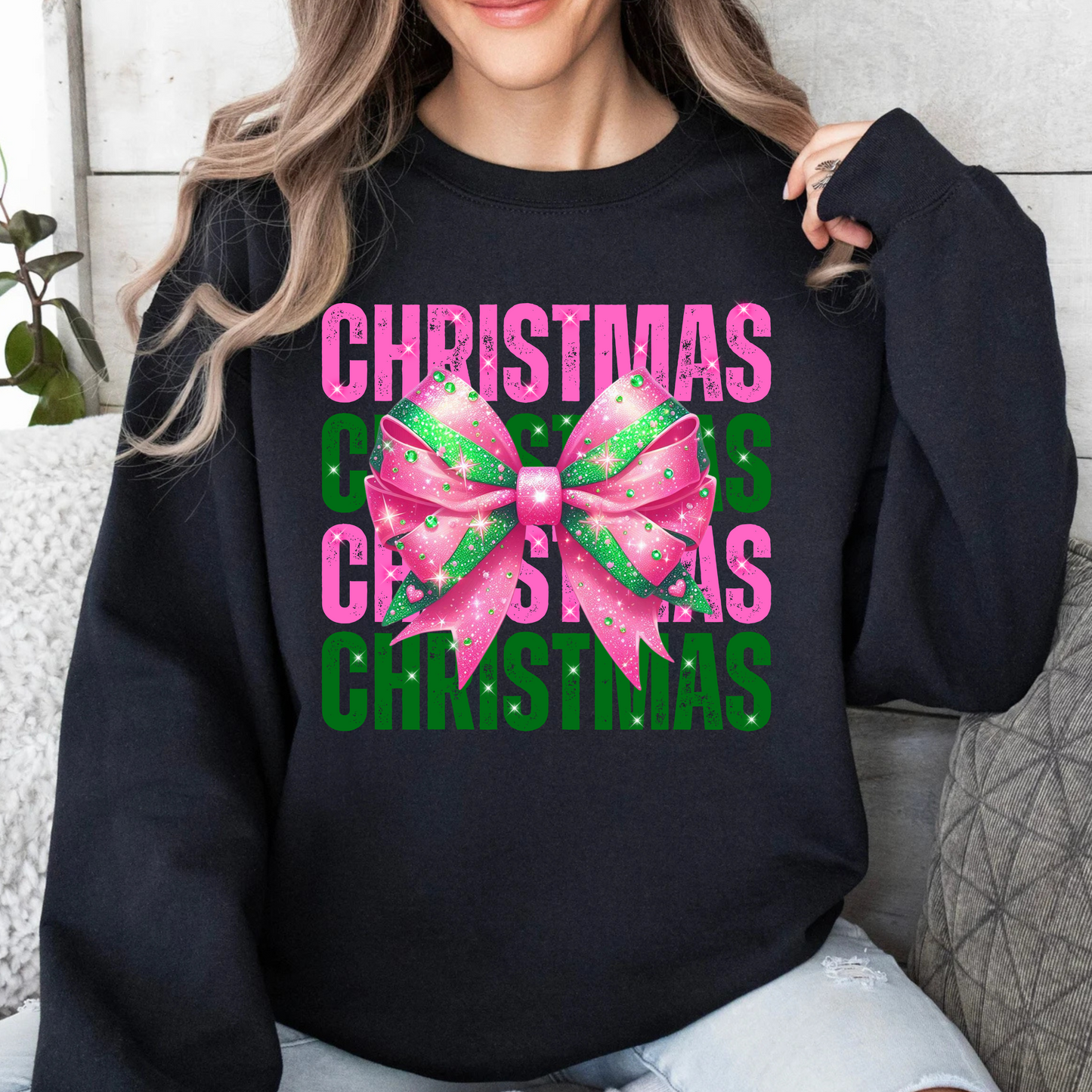 Vintage Christmas Sweatshirt, Retro Holiday Crewneck, Festive Xmas Jumper, Winter Seasonal Pullover, Unisex Top