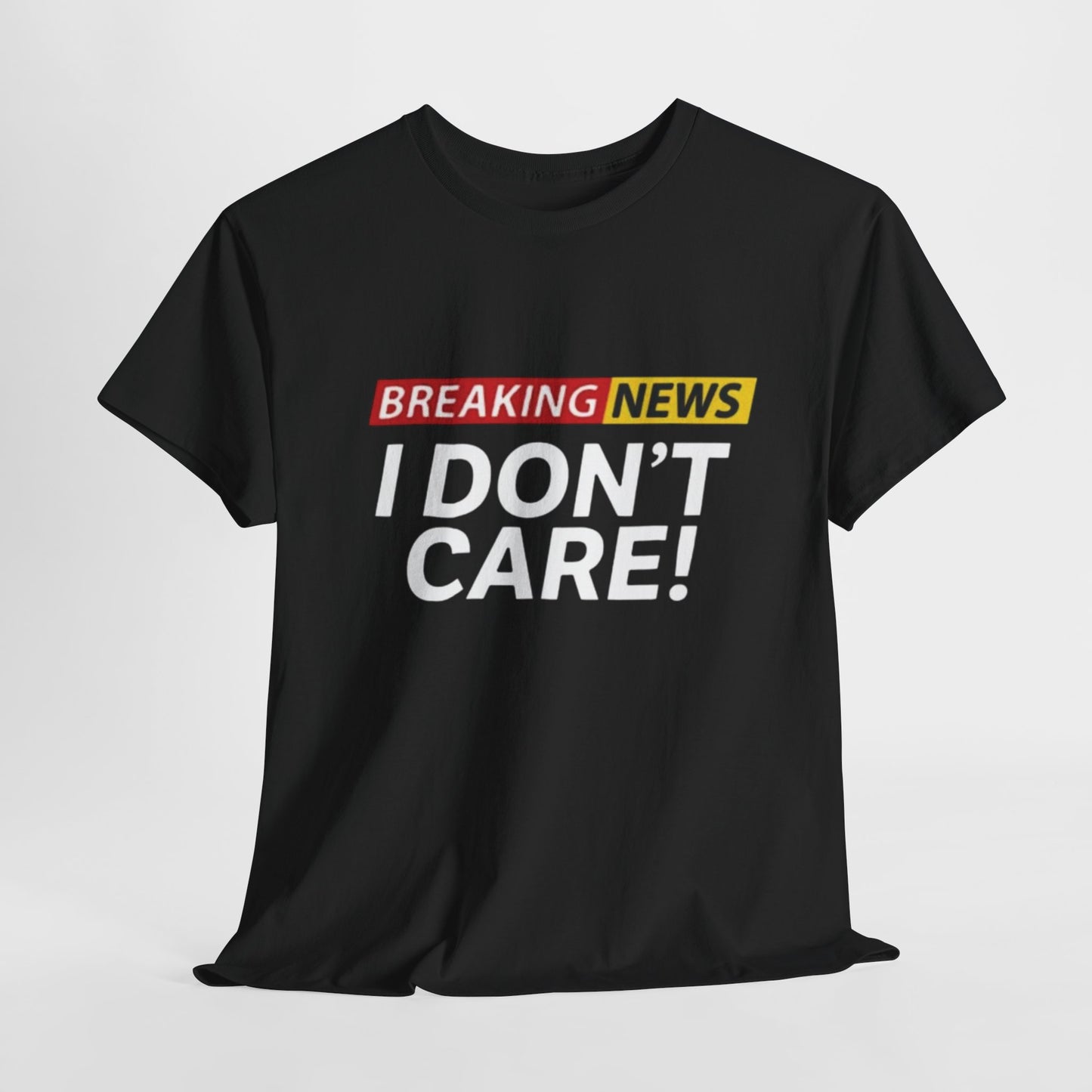 Black Breaking News Tee - Unisex