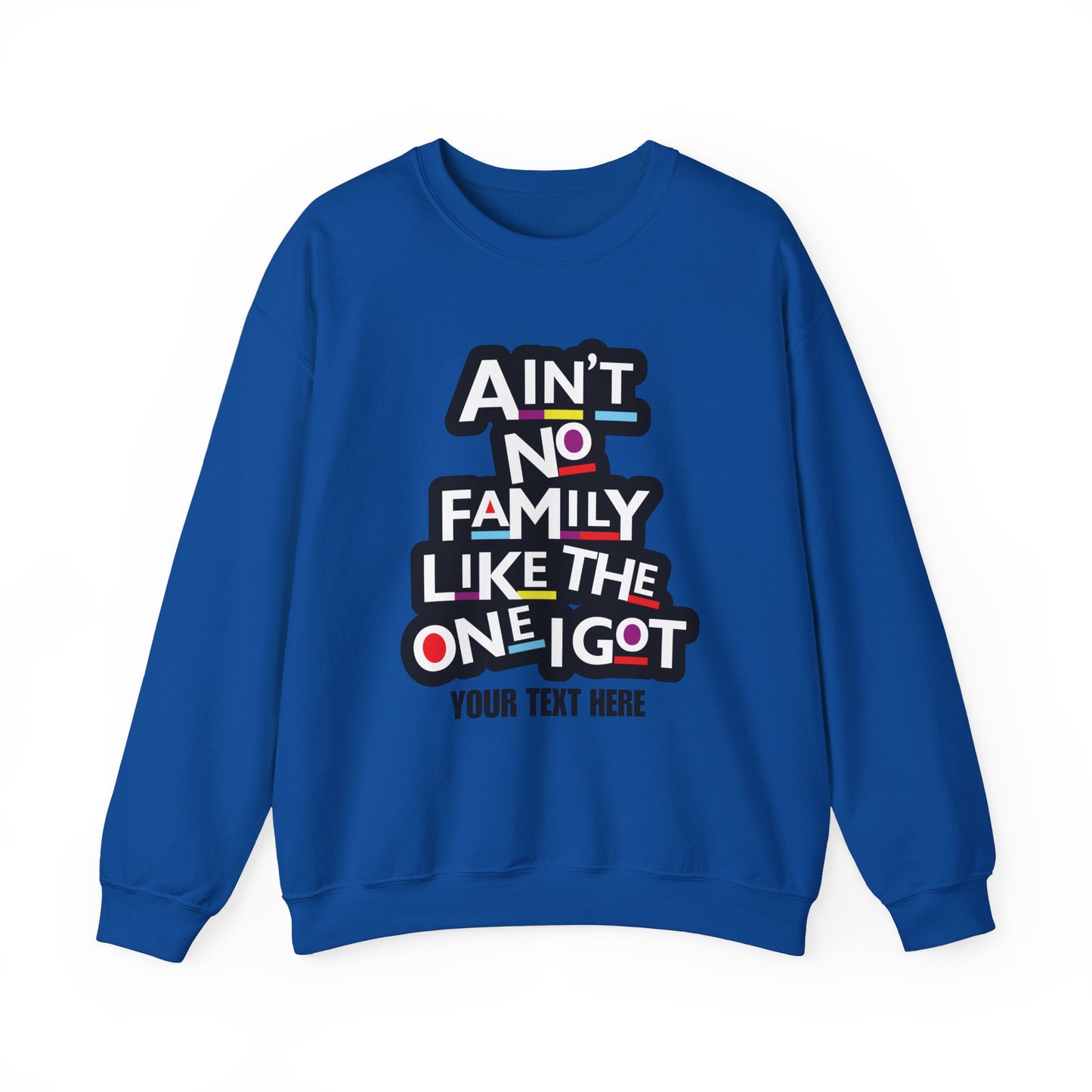 Family Name Personalized Sweatshirt, Custom Crewneck Jumper, Gift for Loved Ones, Cozy Family Apparel, Matching Family Sweater, Family