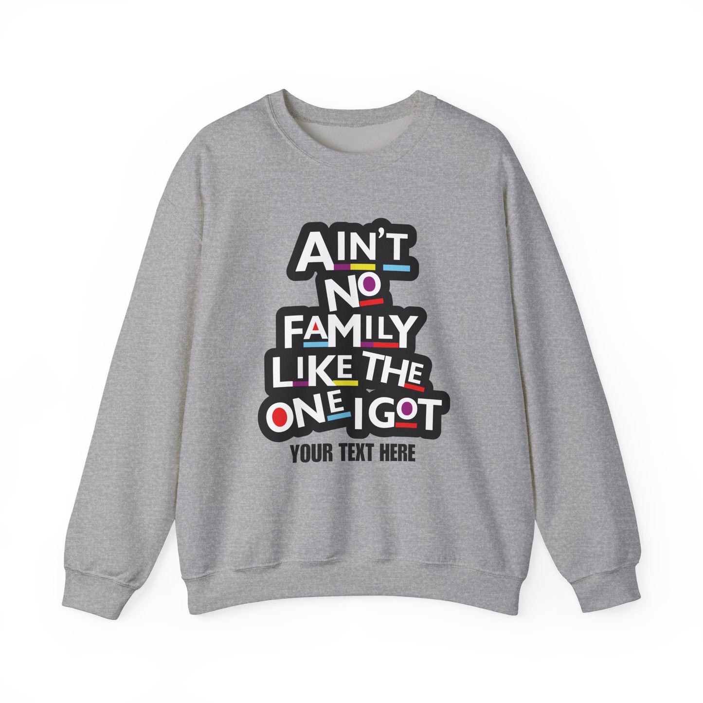 Family Name Personalized Sweatshirt, Custom Crewneck Jumper, Gift for Loved Ones, Cozy Family Apparel, Matching Family Sweater, Family